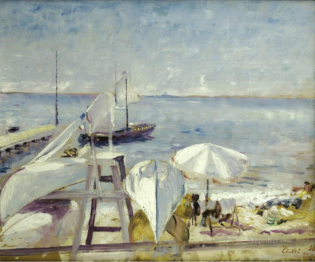 Lucien Adrion The Beach Oil Paintings